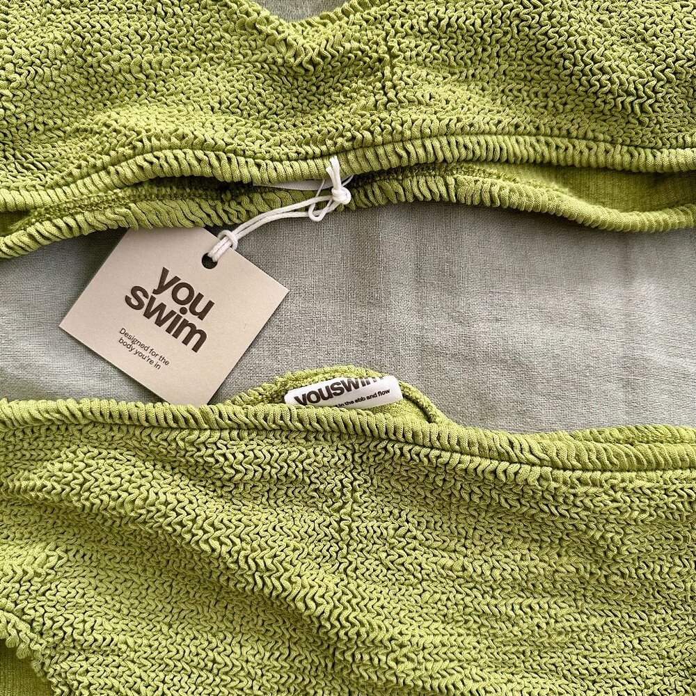 NWT Youswim Eva High Waist Two-Piece in Fern - Picture 4 of 5
